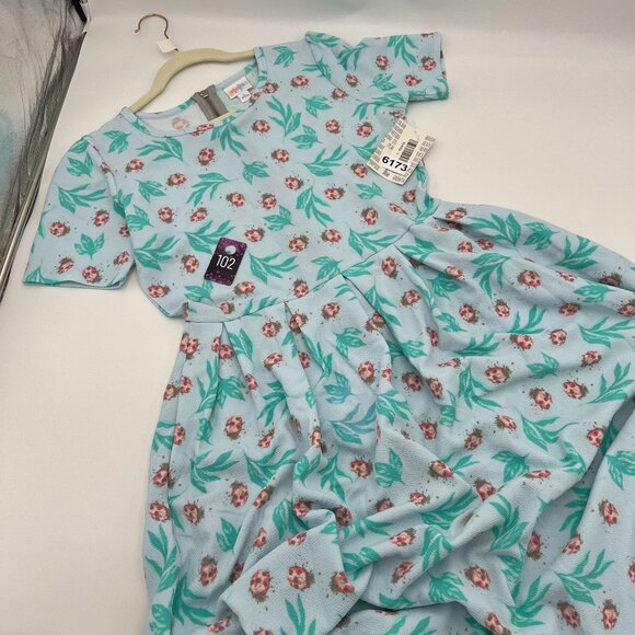 New with tags LuLaRoe Amelia Dress L (12-14) - Picture 1 of 6